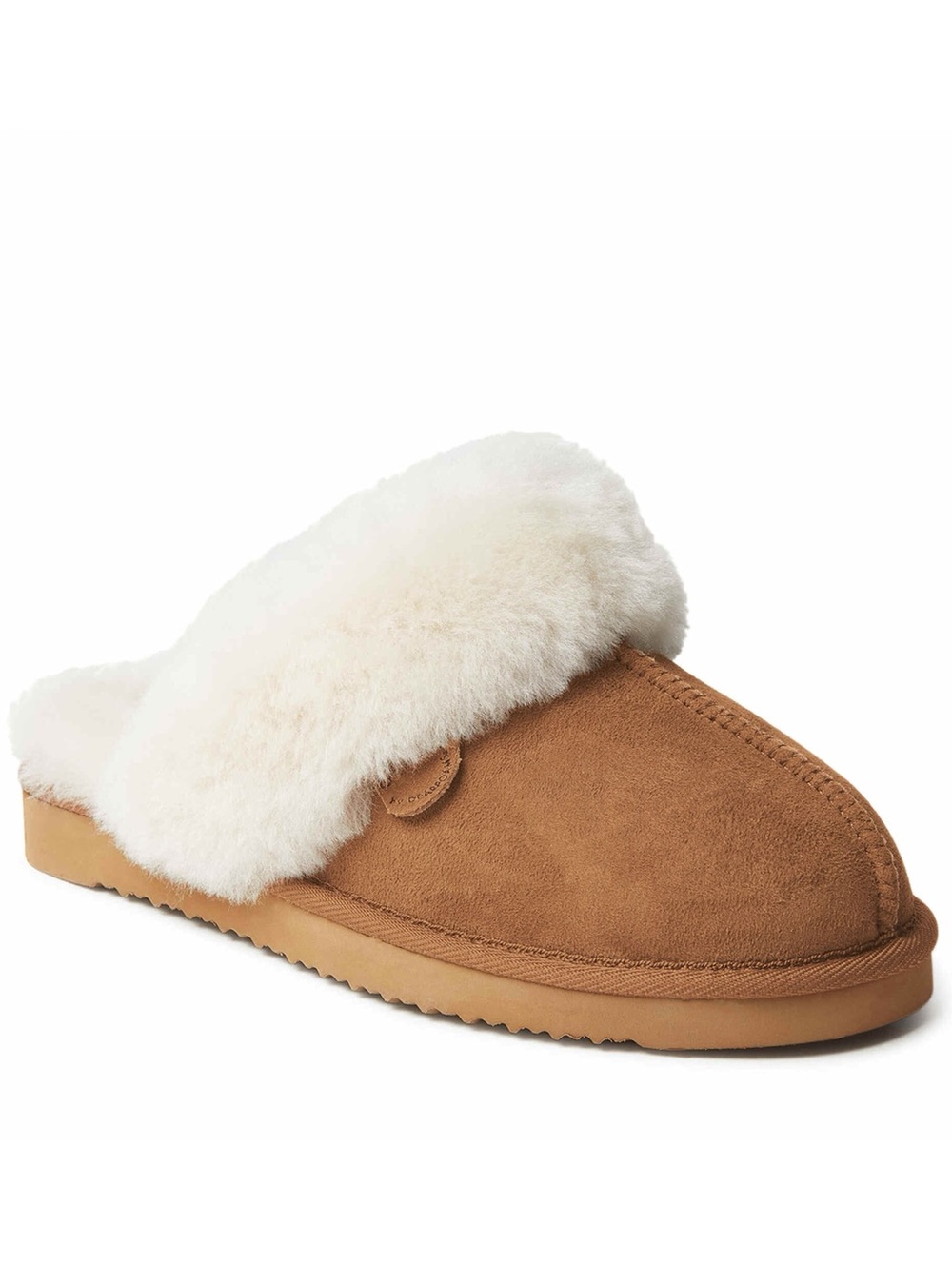 NWT Fireside by Dearfoams Sydney Genuine Shearling Slipper